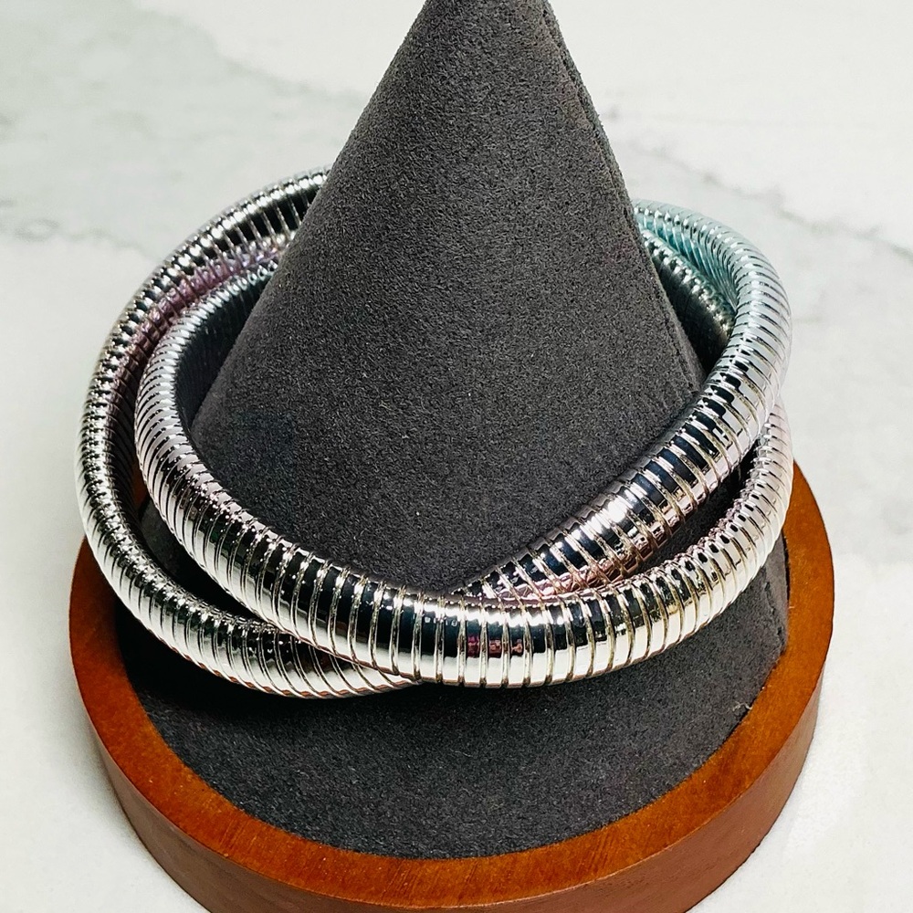 And Now This Interlocking Double Twisted Stretch Bracelet